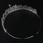 14K Gold Exquisite Handmade Moissanite Bridal Crown, Luxury Wedding Hair Accessory and Headpiece for Women, Dream Gift for Bride, Bridesmaid, or Anniversary Celebration - Image 5