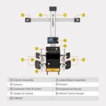 3D Wheel Aligner XC505 Wheel Alignment & Balancing Tools All-in-one Cabinet Full Measurement System 4 Wheel Alignment Tool With Voice Guidance,Car Model Database,Precise Positioning,Multilingual - Image 3