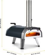 Ooni Karu 2 Multi-Fuel Outdoor Pizza Oven - Wood and Gas Outdoor Pizza Oven with Pizza Stone & Intergrated Thermometer, Pizza Oven Outdoor, Dual Fuel 12 Inch Pizza Maker, Outdoor Cooking Grill - Image 2