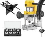 DEWALT Router Fixed/Plunge Base Kit, Variable Speed, 1.25-HP Max Torque (DWP611PK) - Image 2