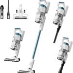 Eureka RapidClean Pro NEC280TL Cordless Stick Vacuum Cleaner – Lightweight 5.3 lbs, 40-Min Runtime, LED Headlights, 3 Power Modes, Ideal for Pet Hair, Hard Floors & Carpets
