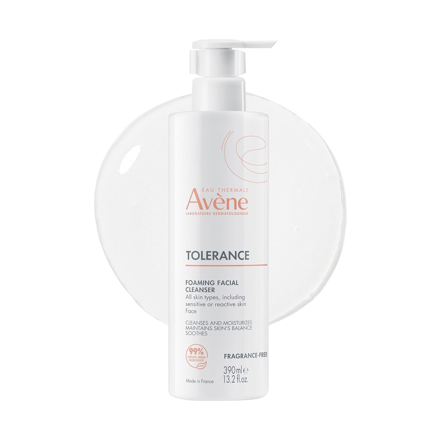 61quQhTuImL._SL1500_.jpg Avène Tolerance Daily Foaming Facial Cleanser, For All Skin Types Including Sensitive, Reactive Skin, Glycerin & Niacinamide Daily Use Face Wash, Fragrance-Free, Dermatologist Tested, Non-Comedogenic - Image 1