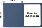 SUNEE Certificate Holders(Navy Blue, 30 Packs), Diploma Covers Gold Foil Border, for Letter Size 8.5x11 Certificates, Cardstock, Document Papers - Image 3