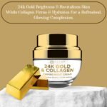 Clear Beauty 24K Gold & Collagen Night Cream – Firming & Ultra Hydrating Face Moisturizer – Restores Smooth, Youthful Looking Skin – Dermatologist Tested, Korean Skin Care, Clean Beauty – 1.69 Fl Oz - Image 2