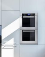 COSMO COS-30EDWC 30 in. Haven Collection Double Electric Wall Oven, True Convection, Blue Porcelain, Self Cleaning in Stainless Steel - Image 3