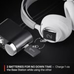 SteelSeries Arctis Nova Pro Wireless Multi-System Gaming Headset — Neodymium Magnetic Drivers — Active Noise Cancellation — 2 Battery System — ClearCast Gen 2 Mic — PC, PS5, PS4, Switch, Mobile - Image 5