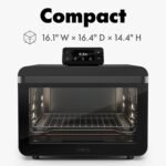 CHEF iQ MiniOven Smart Toaster Oven Air Fryer Combo, 11-in-1 Countertop Convection Oven, Bake, Broil, Air Fry, Broil, Dehydrate, 1750W, 25 Qt Capacity, Fast Cooking with Touchscreen Controls – Black - Image 11