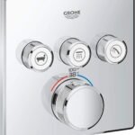 GROHE 29142000 Grohtherm Smart Thermostatic Trim With Control Module, Starlight Chrome