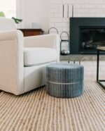 FRELISH DECOR Wool and Jute Premium Handwoven Chunky Stripes Rug - Contemporary Area Rug for Living Room Bedroom (6' x 9' - Natural Ivory) - Image 9