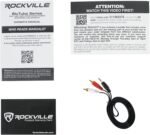 Rockville BluTube 70W Tube Amplifier Stereo Receiver, Bluetooth, EDR, Compact Design, Warm Sound, for Home Audio Enthusiasts - Image 9