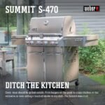 Weber Summit S-470 4-Burner Liquid Propane Grill, Stainless Steel 580-Square Inch - Image 3