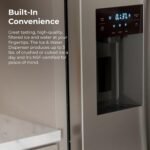 Kenmore 36" Side-by-Side Refrigerator with Freezer - Accela Chill, Water & Ice Dispenser, Adjustable Glass Shelves, ENERGY STAR Certified, 20 cu. ft. Capacity - Fingerprint Resistant Stainless Steel - Image 7