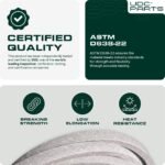 UDC Parts GX25628 Deck Belt for John Deere 42 Inch Z335E Z345M Z345R Z315E Z335M Z320M Z320R ZTrak Zero-Turn Mowers/Aramid Cord / 118.626 inches - Image 9