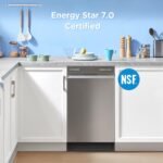 Midea MDF18A1AST Built-in Dishwasher with 8 Place Settings, 6 Washing Programs, Stainless Steel Tub, Heated Dry, Energy Star - Image 4