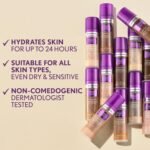Covergirl Simply Ageless Skin Perfector Essence Foundation, 30 Light-Medium,Tinted Skincare Makeup Hybrid, Sheer Tint, Radiant Finish, Glowy Finish, Vegan Formula, 1.0oz - Image 9