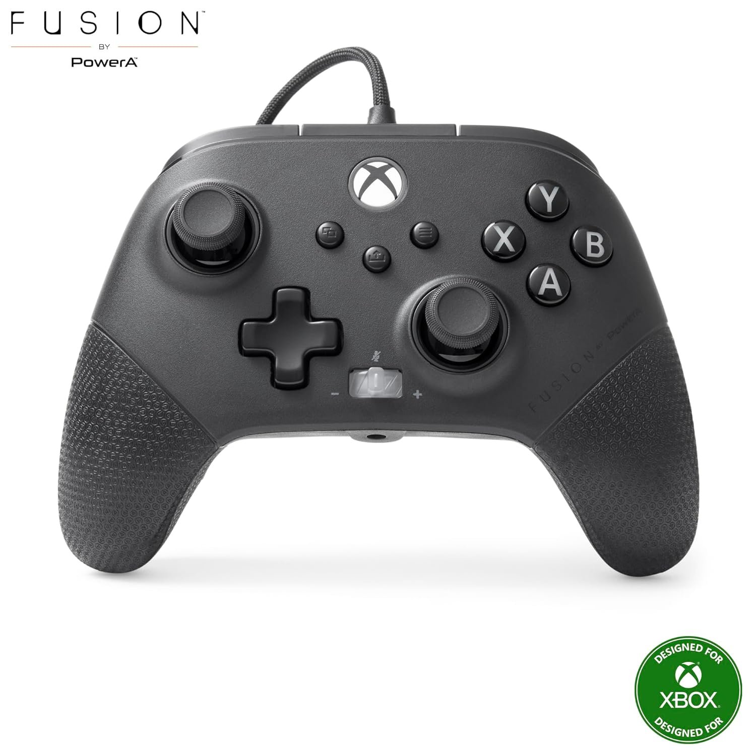 71BxfYhWTSL._SL1500_.jpg PowerA FUSION Pro 4 Wired Controller for Xbox Series X|S, adjustable height thumbsticks, hall effect thumbsticks, mappable buttons, officially licensed, works with Xbox One and Windows 10/11 - Image 1