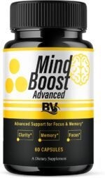 BLUE VIBE Mind Boost Premium Health & Wellness Nootropic Supplement, MindBoost Advanced All Natural Health Management & Overall Wellness Support Supplement Formula Pills (1 Pack - 60 Capsules)