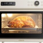 CIARRA 12-in-1 Countertop Steam Oven with Air Fryer, 25.4QT Steam Air Fryer Combo Nosh Oven Pro - Convection Toaster, Bake, Self-Clean, Dehydrate, Ferment, White