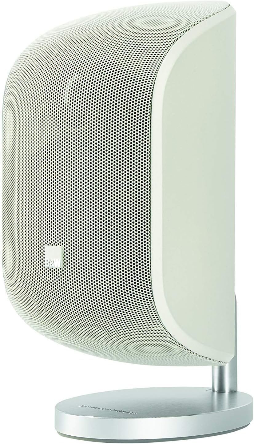 71Dj9i80aKL._AC_SL1442_.jpg Bowers & Wilkins - 4inch 100W Satellite Speaker (Each) - Matte White (Renewed) - Image 1