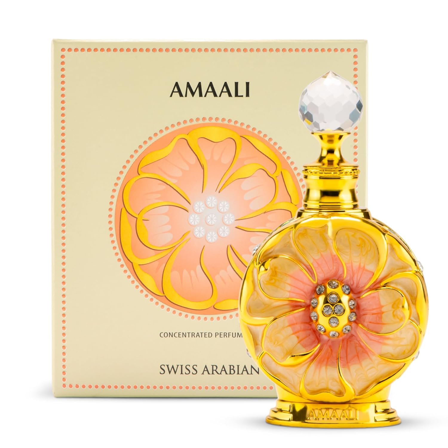 71FNbDgayvL._SL1500_.jpg Swiss Arabian Amaali - Luxury Products From Dubai - Long Lasting And Addictive Personal Perfume Oil Fragrance - A Seductive Signature Aroma - 0.5 Oz - Image 1