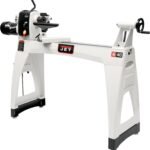 JET 16" x 40" EVS Variable Speed Woodworking Lathe, Reversible Wood Turning Machine, 1-1/2 HP, 115V 1Ph (JWL-1640EVS)