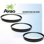 AYAO 70 1/2 inch Bandsaw Blades Assortment (1/8" 1/4" 3/8" Wide) for Craftsman 921400, Rikon 10-305 and 10-3061 10" Band Saws, 3PK