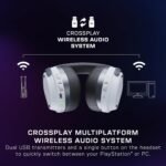 Turtle Beach Stealth 700 Gen 3 Wireless Multiplatform Amplified Gaming Headset for PS5, PS4, PC, Mobile – 60mm Drivers, AI Noise-Cancelling Mic, Bluetooth, 80-Hr Battery, Dual Transmitters – White - Image 7