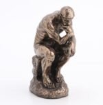 Veronese Design 8" Rodin The Thinker Cast Resin Statue Bronze Finish - Image 2