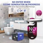 45,000mg/h Commercial Ozone Generator with 600mg/h Water Ozone - Smart Air & Water Purifier for Home, Car, Smoke, Pet Odor Removal, Fruit/Vegetable/Meat/Sea Food Cleaning - Image 8