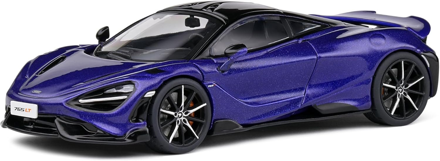 71Jfl2agMoL._AC_SL1500_.jpg Solido 1:43 Mclaren 765 LT Purple 2020 - Image 1