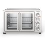 MegaChef 47 Quart Electric French Door Rotisserie Convection Counter Top Oven with Convection and Oven Lamp - Image 3