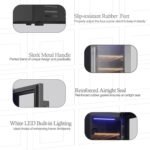 26 Bottles Wine Cellar, 15 Inch Compressor Wine Cooler with Dual Zone, Built-in or Under Counter, 41-64°F Digital Touchscreen, Triple-Layer Glass, Wine Fridge in Cabinet - Image 5