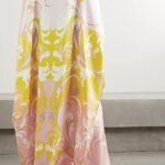Designer Printed Satin Silk Kaftan Dress – Elegant & Chic Summer Maxi Dress for Women