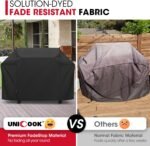 Unicook Grill Cover Compatible with Weber Summit 600 Series and Summit Smart Gas Grills, Heavy Duty Waterproof Outdoor BBQ Cover, Fade Resistant Gas Grill Protector, Compared to Weber 7109 - Image 5