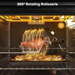 ThermoMate 24 Inch Electric Wall Oven, ETL Certified, 2.6 Cu.Ft. Convection Ovens with 12 Functions, 3D Heating, 3100W, Sensor Touch Control, Safety Lock, Stainless Steel - Image 5