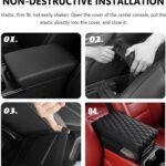 Auto Armrest Cushion Pads for Bentley Bentayga EWB(2020-) Accessories Car Centre Console Armrest Pad Durable Material and Easy to Clean-is Waterproof and Anti-Scratch