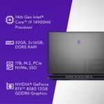 Alienware M18 R2 Gaming Laptop - 18 QHD+ 165Hz 3ms Display, Intel Core i9-14900HX, 32GB DDR5 RAM, 1TB SSD, NVIDIA GeForce RTX 4080 12 GB GDDR6, Windows 11 Home, Onsite Service - Dark Metallic Moon - Image 10