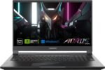 GIGABYTE AORUS 17X: 17.3" 16:9 Thin Bezel QHD 2560x1440 240Hz, NVIDIA GeForce RTX 4080 Laptop GPU 12GB GDDR6, Intel Core i9-13980HX, 16GB DDR5 RAM, 1TB SSD, Windows 11 Pro (AORUS 17X AXF-D4US694SH)