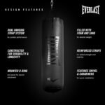 Everlast Elite Punching Bag – Hanging Heavy Bag for Adults with Dual Strap System | Durable Boxing Bag for Boxing, MMA, Muay Thai, Home Gym Training - Image 3