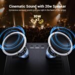 Projector 4K with WiFi and Bluetooth [2000 ANSI/AI Auto Focus/Official Licensed Apps], Outdoor Movie Projector with Smart TV OS 2.0 & Dolby, HAPPRUN Home Theater Projector for Indoor/Outdoor Use - Image 4