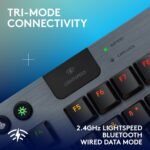Logitech G915 X Lightspeed TKL Wireless Mechanical Gaming Keyboard, Double-Shot PBT Keycaps, Fully Programmable Keys, RGB Backlit Mac/PC Gaming Keyboards, Aluminum Finish, GL Linear Switches, Black - Image 5