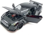 1:32 Scale 2023 GT-R Nismo (R35) Sports Car Model Toy Car Metal Diecast Toy Vehicle, Doors Open, Light Sound, Pull Back, Toys for Boys Kids Gifts, Men Collection, Home Office Décor, Black - Image 7