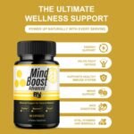 BLUE VIBE Mind Boost Premium Health & Wellness Nootropic Supplement, MindBoost Advanced All Natural Health Management & Overall Wellness Support Supplement Formula Pills (1 Pack - 60 Capsules) - Image 5
