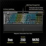Corsair K100 RGB Mechanical Gaming Keyboard - Cherry MX Speed RGB Silver Keyswitches - PBT Double-Shot Keycaps - Elgato Stream Deck and iCUE Compatible - QWERTY NA Layout - Black - Image 10