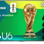 Hisense 65" Class U6 Series Mini-LED 4K UHD Smart Fire TV (65U65QF, 2025 Model) - QLED, Native 144Hz, HDR10+, Dolby Vision IQ, Dolby Atmos, Game Mode Pro, ALLM, Alexa Built in, Black