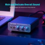 Fosi Audio K5 Pro Gaming DAC Headphone Amplifier Mini Hi-Fi Stereo Digital-to-Analog Audio Converter USB Type C/Optical/Coaxial to RCA/3.5MM AUX for PS5/PC/MAC/Computer - Image 3