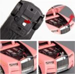 BDTCTK 1/32 Rolls-Royce Phantom Model Car,Zinc Alloy Pull Back Toy car with Sound and Light for Kids Boy Girl Gift(White) - Image 6