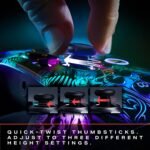 PowerA FUSION Pro Wireless Controller for Xbox Series X|S with Lumectra, RGB lighting, hidden design, adjustable height thumbsticks, Hall Effect modules, pro gaming controller, low latency wireless, mappable buttons, works with Xbox One and Windows 10/11 - Image 5