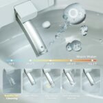Casta Diva Smart Toilet with Bidet Built in, Auto Open/Close Lid,1000g MaP Flush, Heated Seat & Foam Dispenser, Foot Sensor Auto Flush, Blackout Flush, Bidet Toilet with Tank Built in (CD-K030PRO) - Image 6