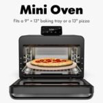 CHEF iQ MiniOven Smart Toaster Oven Air Fryer Combo, 11-in-1 Countertop Convection Oven, Bake, Broil, Air Fry, Broil, Dehydrate, 1750W, 25 Qt Capacity, Fast Cooking with Touchscreen Controls – Black - Image 6